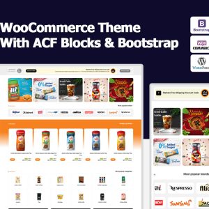 WooCommerce Theme with ACF Blocks & Bootstrap