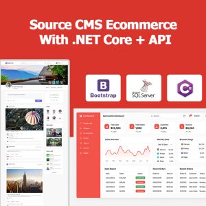 Source CMS Ecommerce with .NET Core + API